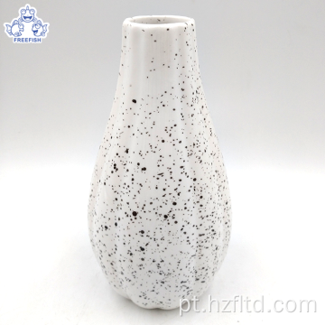 Vasos de cerâmica branca Vaso de decoração para casa